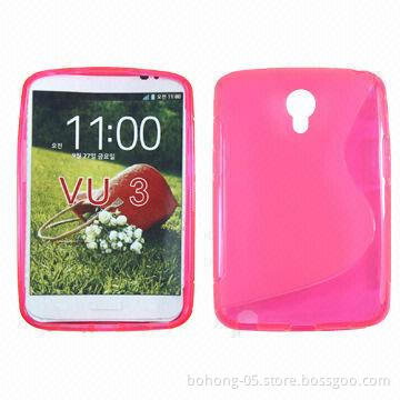 TPU Soft Skin Case for LG VU3, S Line Design, Different Colors Available, MOQ of 500pcs Each Color